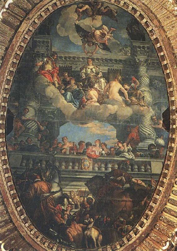 Paolo  Veronese Apotheosis of Vencie Germany oil painting art